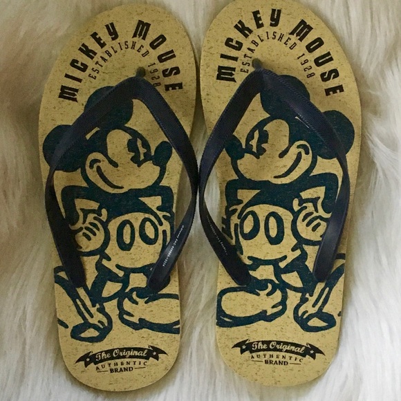 Disney Other - Mickey Mouse Men Flip Flops The Original SZ M 8-9
